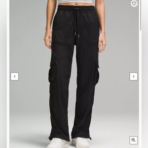 Lululemon Dance Studio Relaxed-Fit Mid-Rise Cargo Jogger Woman Large Black 2024